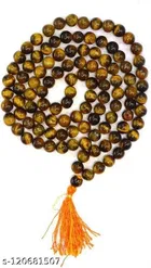 Natural Tiger Eye Stone Mala Necklace for Men 