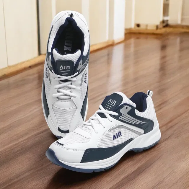 Casual Shoes for Men (Black & White, 8)