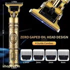 Electric Rechargeable Hair Trimmer for Men (Gold)