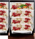 PVC Fridge Mat, Multicolor, Pack of 4
