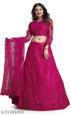 Cotton Blend Lehenga Choli for Women 