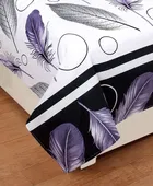 Polycotton Printed Double Bedsheet with 2 Pillow Covers 