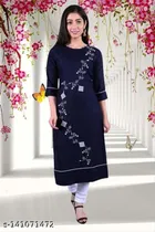 Viscose Rayon Printed Kurti for Women 