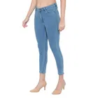 Demin Skinny Jeans for Women, Blue 