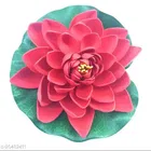 Polyester Artificial Lotus Flower 
