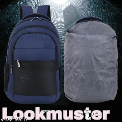 Nylon Backpack for Men & Women, Blue