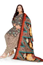 Cotton Floral Print Unstitched Suits Fabric for Women 