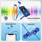 TECHFIRE T60 Pro Bluetooth Neckband with ANC/ENC [Blue]