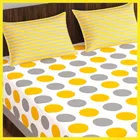 Double Bedsheet with 2 Pillow Covers 