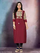 Solid Cotton Blend Kurti for Women, Pack of 2 