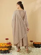 Lace Border Anarkali Kurta Set for Women 