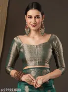 Organza Zari Woven Saree for Women 