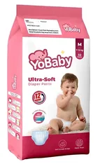 योबेबी डायपर  पैन्ट्स M - 32 Pcs
