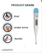 Immutable Premium Waterproof Digital Thermometer for Kids and Adults With Fever Alarm, Pack Of 1