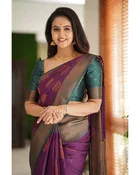 Jacquard Zari Woven Saree for Women 