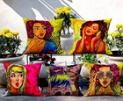 Crosmo Trendy Printed Pack of 5 Cushion cover 40x40cm