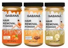 Combo of Gabana Orange, Sandalwood & Vanilla Fragrance Instant Painless Hair Removal Powder (150 g, Pack of 3)