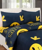 Glace Cotton Printed Double Bedsheet with 2 Pillow Covers 