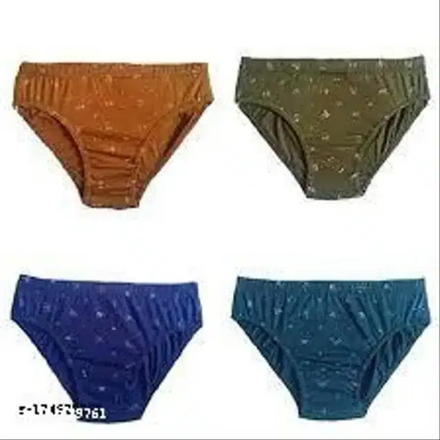 Cotton Blend Briefs for Women (Multicolor, XL)