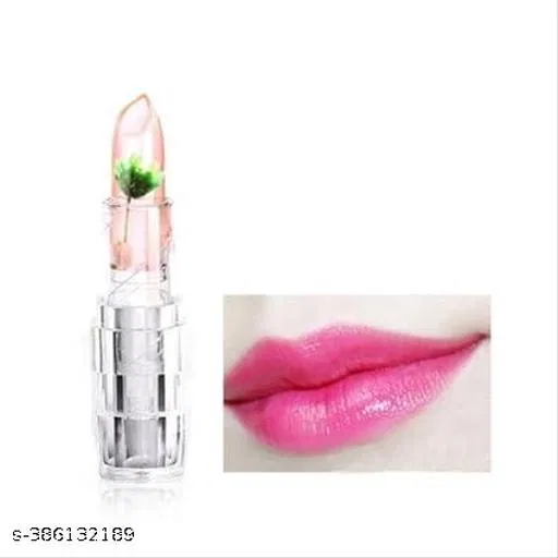 Jelly Flower Color Changing Lipstick Temperature Change Moisturizer flower Magic Lip Gloss