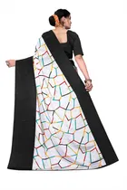 Cotton Silk Abstract Saree for Women 