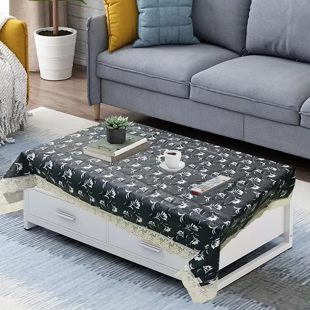 PVC Table Cover (Multicolor, 40x60 Inches)