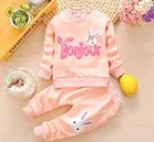 Hosriey Clothing Set for Kids (Peach, 12-18 Months)