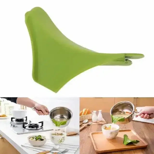 Pallavi Trading Silicone Funnel For Pouring Oil Sauce Water Juice Small Food Grains