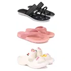 Combo of Flats with Slippers & Sliders for Women 