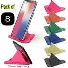 Three-Sided Pyramid Shape Desktop Mobile Stand 