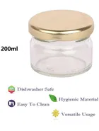 Afast 200 ml glass grocery container 