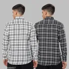 Polycotton Checked Shirts for Men, Multicolor 