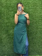 Leheriya Print Georgette Kurti for Women 