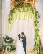 Polyester Artificial Hanging Flower Garlands 