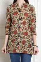 Cotton Printed Top for Women 