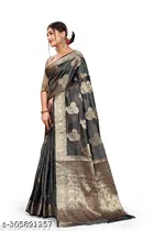 Organza Zari Woven Saree for Women 