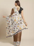 Khadi Printed Saree for Women 