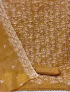 Organza Unstitched Dress Material for Women 