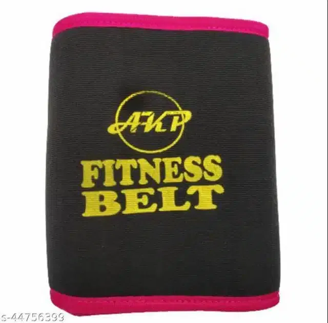 Sweat Belt for Unisex (Black & Red, Free Size)