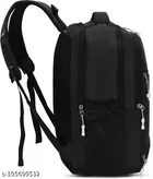 Rubber Backpack for Men & Women, Black