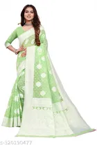 Cotton Zari Woven Saree for Women 
