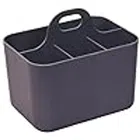 Plastic Multipurpose Storage Basket (Grey)