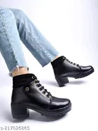 Shoetopia Girls Boots Black Suede Size 10-11 Years