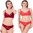 Cotton Blend Lingerie Set for Women 