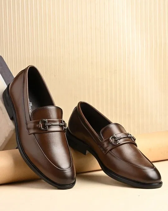 Loafers for Men (Brown, 6)