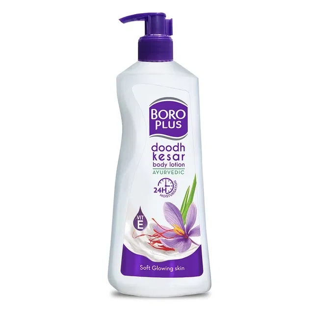 बोरोप्लस दूध केसर बॉडी लोशन, 400 ml