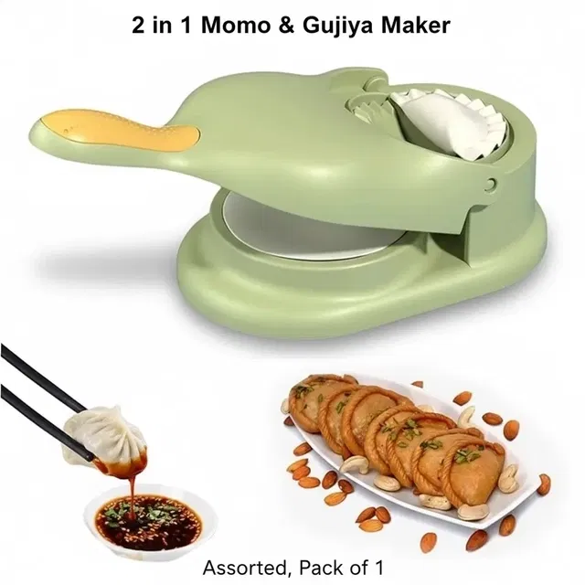 KS Plastic 2in1 Gujiya Maker (Assorted, Pack of 1)