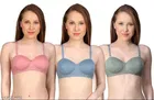 Cotton Blend Solid Padded Bra for Women 