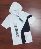 Half Sleeves Hoodie T-shirt for Men 