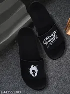 Sliders for Men, White & Black 